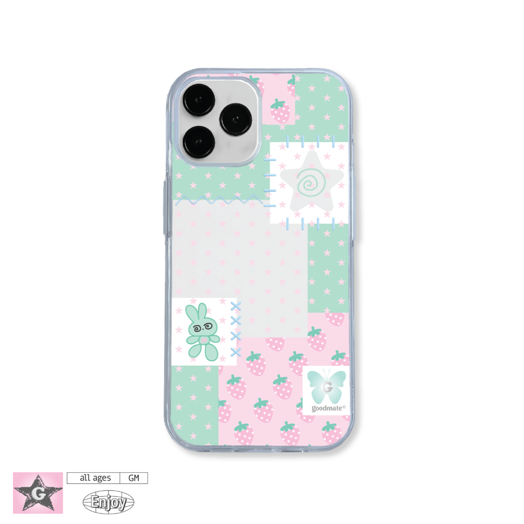 Phone Case : Mint Patchwork