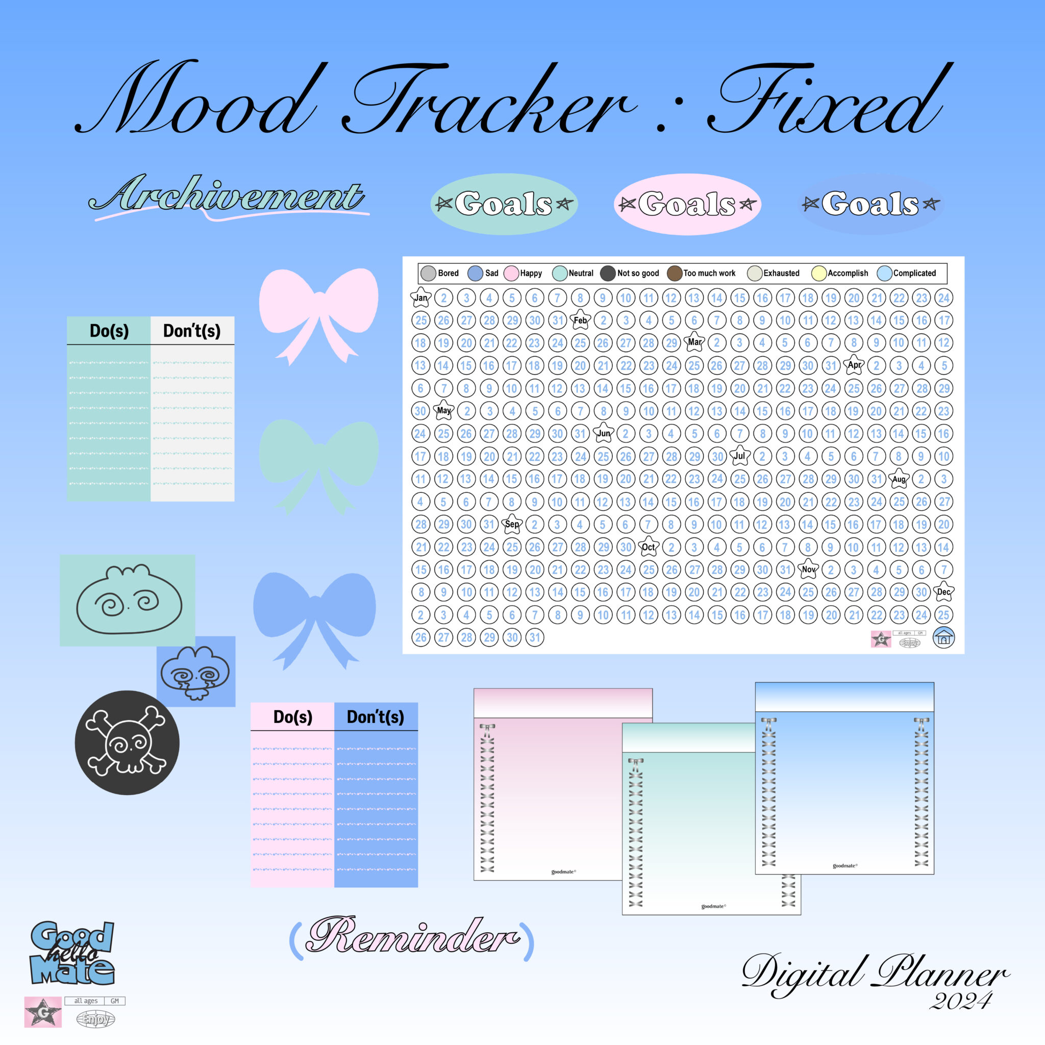 MOOD TRACKERS : FIXED
