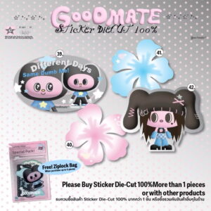 [No.39-41] Sticker Die-cut 100%