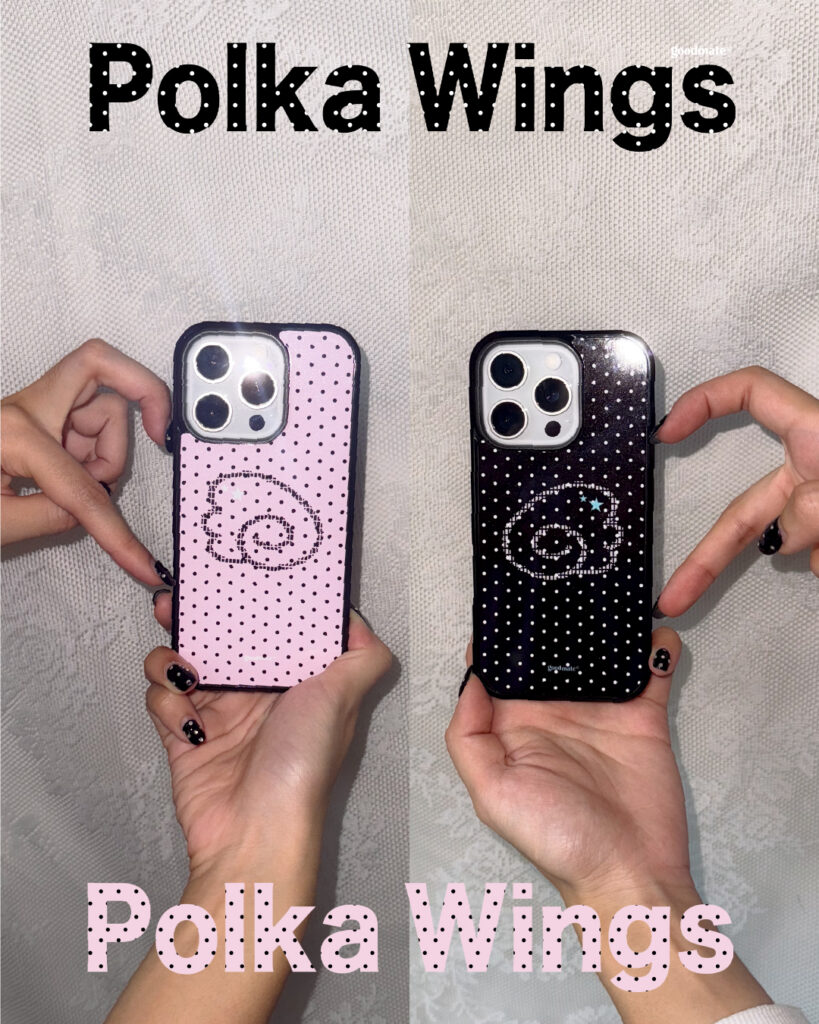 [Goodmate] Phone case : Polka wings