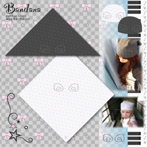 Angel's wings Bandana Cotton 100%